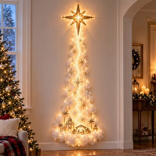 �羳��Ʒ Christmas Star Spiral Decor�}�Q��С���ڟ�ľ�|��ˇƷ