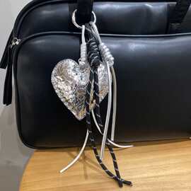 多元素立体爱心包包钥匙扣挂件编织绳挂饰包包配饰DIY挂件百搭m系