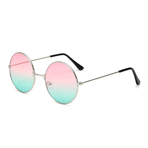 Factory Wholesale Korean Style Retro Round Sunglasses Ocean Piece Round Frame Sunglasses for Men and Women Wholesale