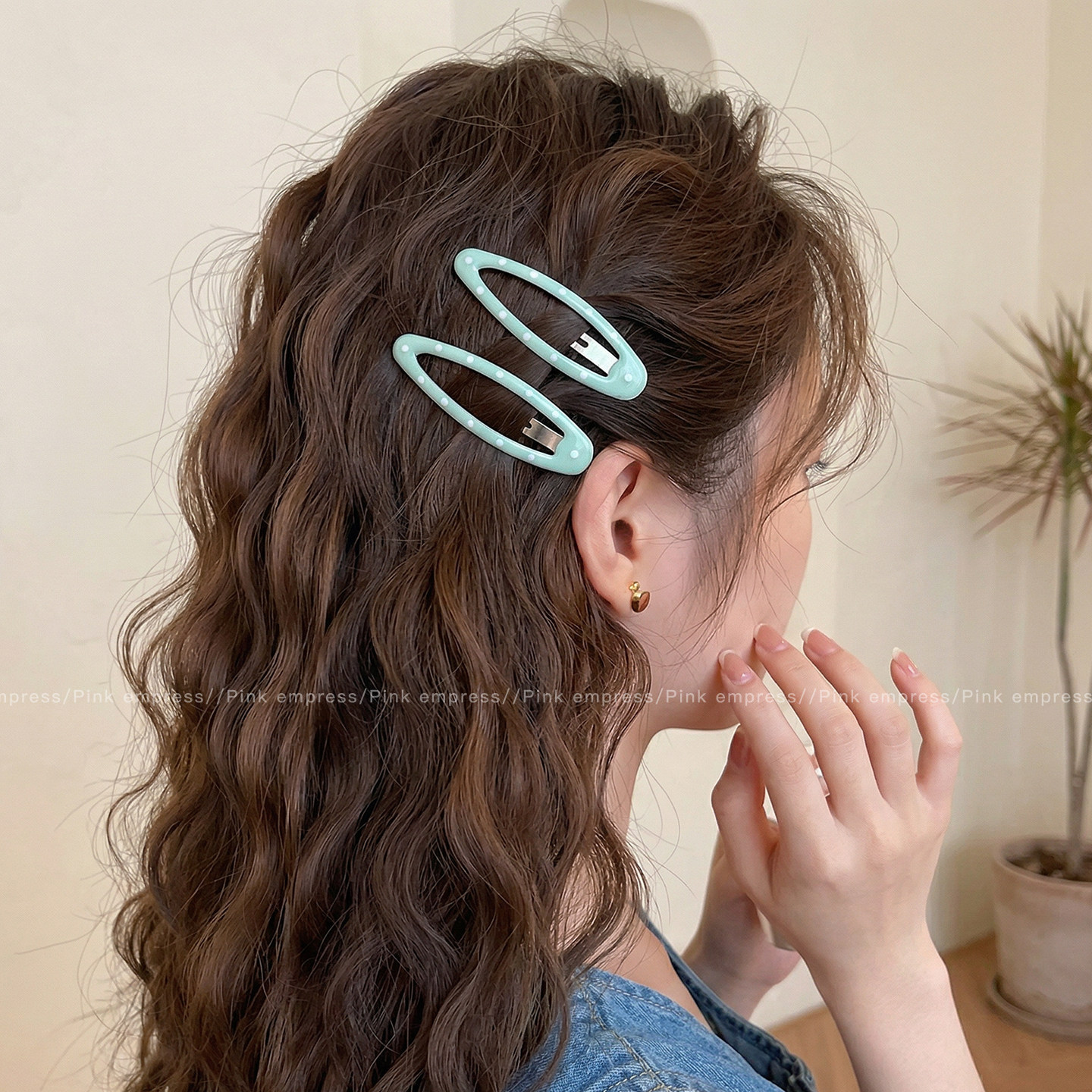 Broches para Cabello BB con Estrella de Cinco Puntas Aleación para Mujeres
