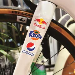 スポンサーブランドロゴレゴマクドナルドレッドブルー反射ステッカー自転車装飾マウンテンバイクヘルメットデカール