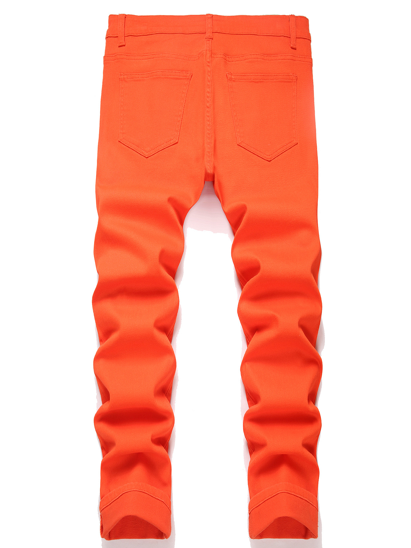 Herren Jeans Mit Strass Im Ripped Design Stretch Für Männer_voghion.com