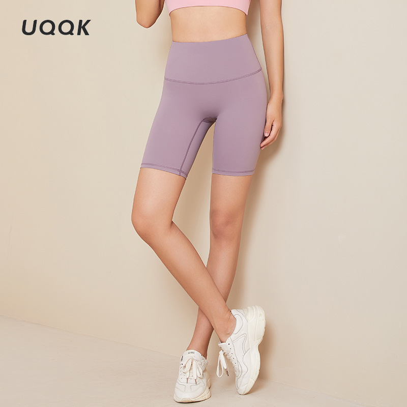 Elastic five-point shark pants bottoming Barbie yoga bodybuilding cycling pants women's tight slimming belly contracting outer wear shorts summer