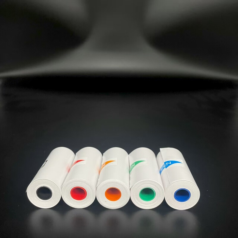 Cross-Border Supply of Children's Camera Printing Paper 57*25 Colorful High-Definition Three-Proof Dual-Color Photo Paper in Stock Wholesale