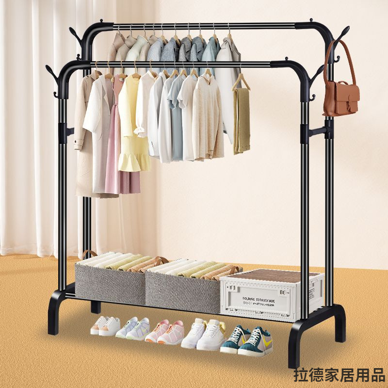 Nuevo tipo de percha de secado de ropa vertical de piso percha de sombrero de balcón doméstico almacenamiento interior percha de secado percha de ropa colgar percha de ropa dormitorio