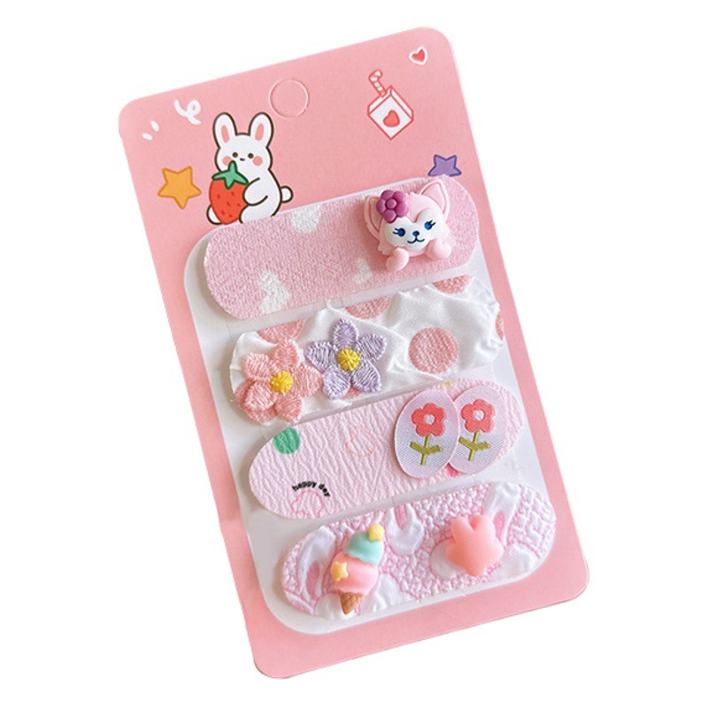 New Broken Hair Artifact Children's Bangs Sticker Hair Strap Little Girl Short Velcro Hairband Baby Fixed Head Posting