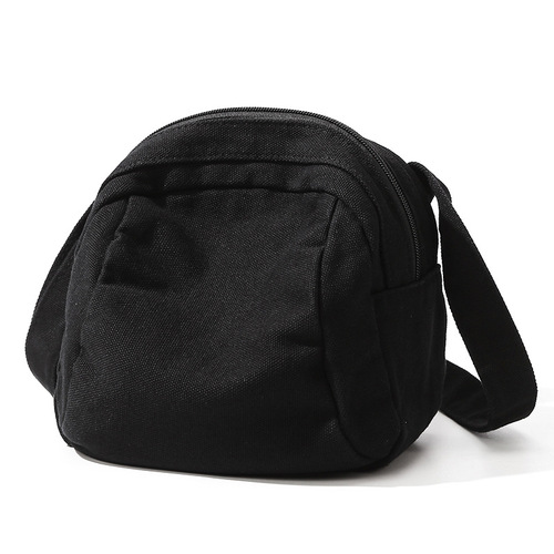 Retro small square bag crossbody canvas bag pure cotton washed cloth bag commuter student class bag simple cloth bag shoulder bag