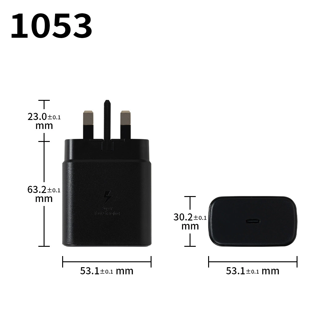 Корпус зарядного устройства Samsung 15W, стандарт США и Великобритании, USB для мобильных телефонов, подходит для порта C, корпус зарядного устройства для мобильных телефонов.