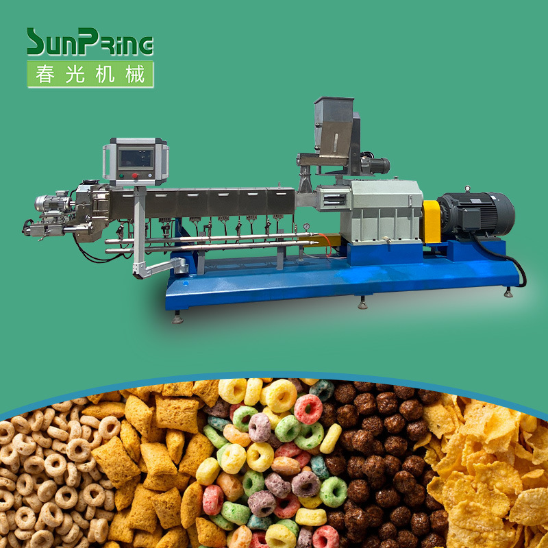玉米片机器 早餐谷物食品机械 即食玉米片加工设备
