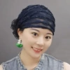 Navy blue (bright silk pattern cap)