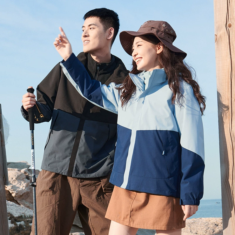 Съемное теплое спортивное пальто «Три в одном», утолщенное ветрозащитное и непромокаемое дышащее теплое спортивное пальто «Три в одном», осенняя куртка