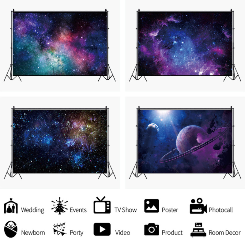 Mysterious Universe Romantic Starry Sky Space Photography Backdrop Cloth Foreign Trade Photo Studio Shooting Background Props Wholesale Mysterious Universe Romantic Starry Sky Space Photography Backdrop Cloth Foreign Trade Photo Studio Shooting Background Props Wholesale