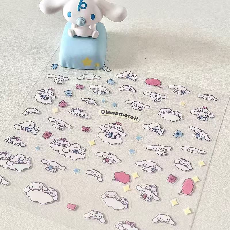 漫画日本サンリオ透明ステッカー diy ミックスハンドブック装飾防水ステッカーキュロミ素材ステッカー|undefined