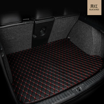 Trunk Mat – Byd Yuan up Trunk Mats - single-piece-black-and-red-leather-default-items