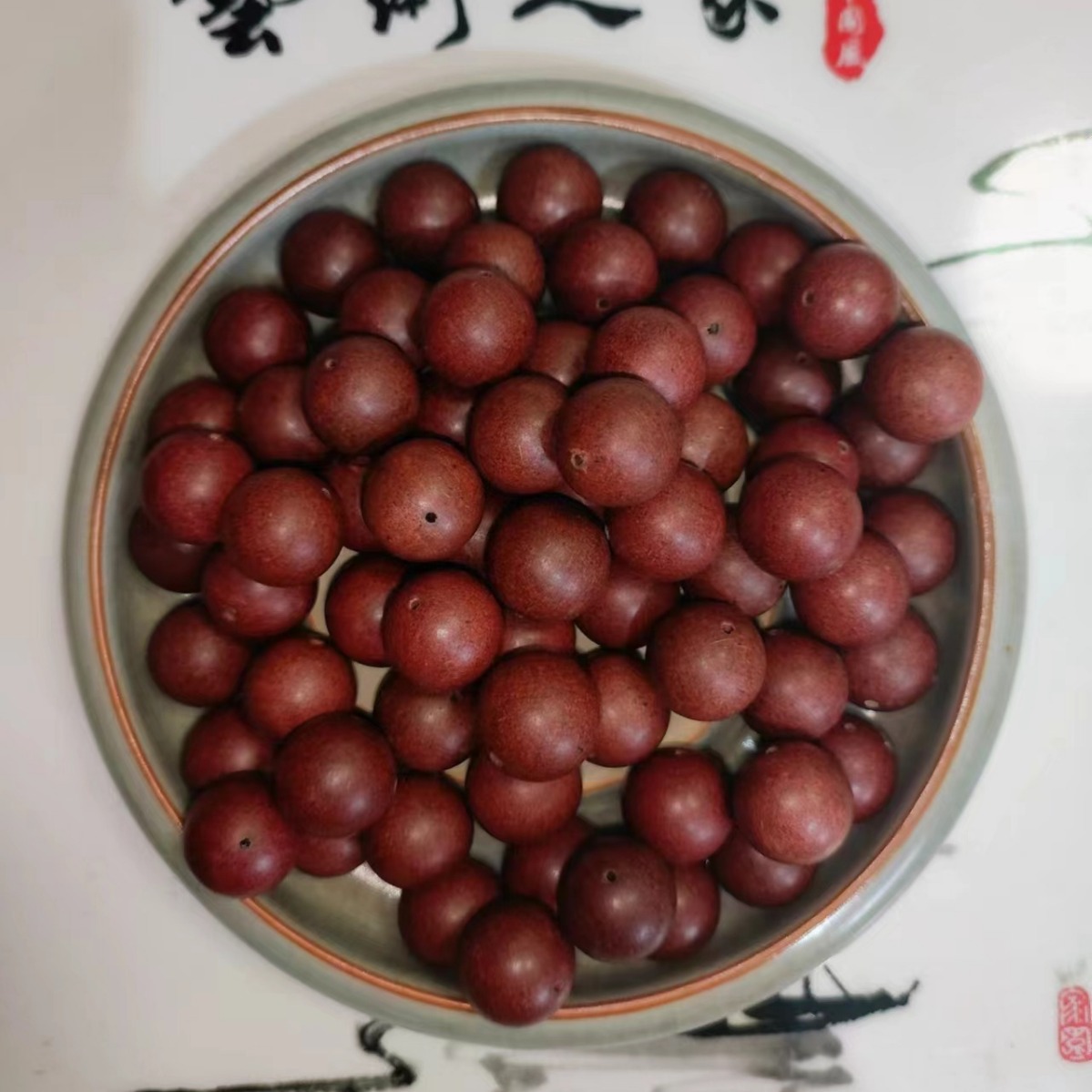 공장 직접 공급 5 요소 구슬 향기로운 구슬 DIY 손 끈 구슬 묵주 수제 향기로운 5 사각형 향 향 구슬