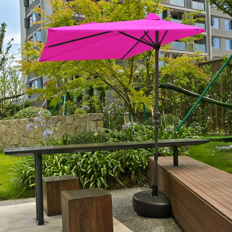 半边伞户外伞庭院伞遮阳防雨伞中柱伞太阳伞室外沙滩伞