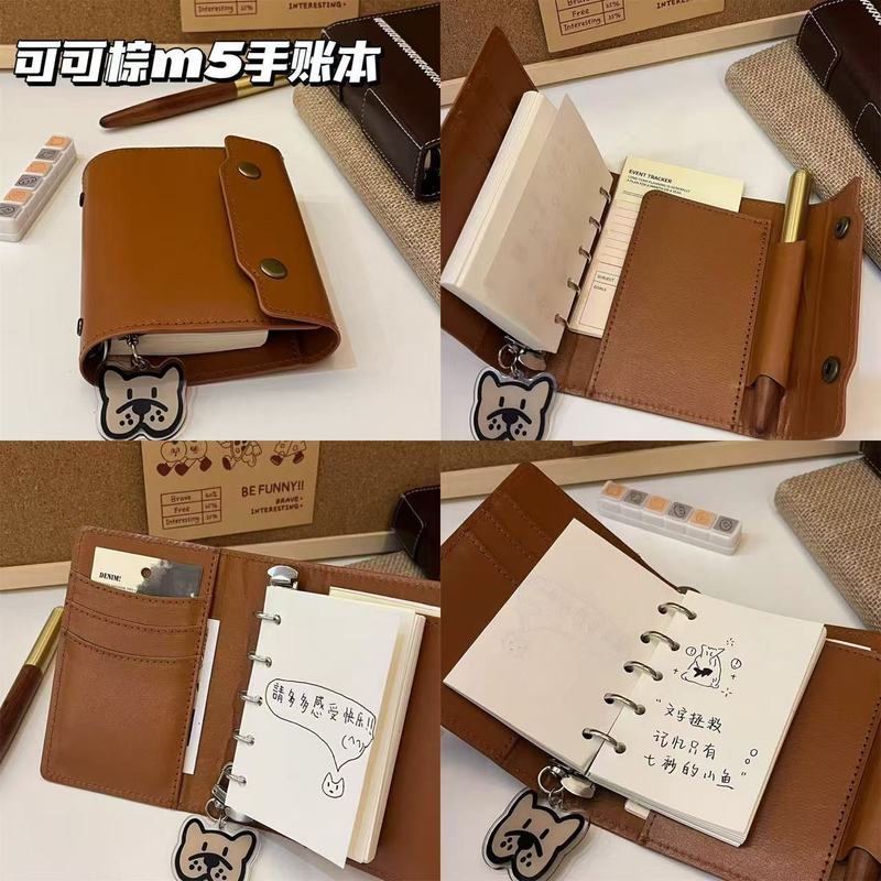 某书手账本合集布艺皮质高颜值活页笔记本设计日程本|undefined