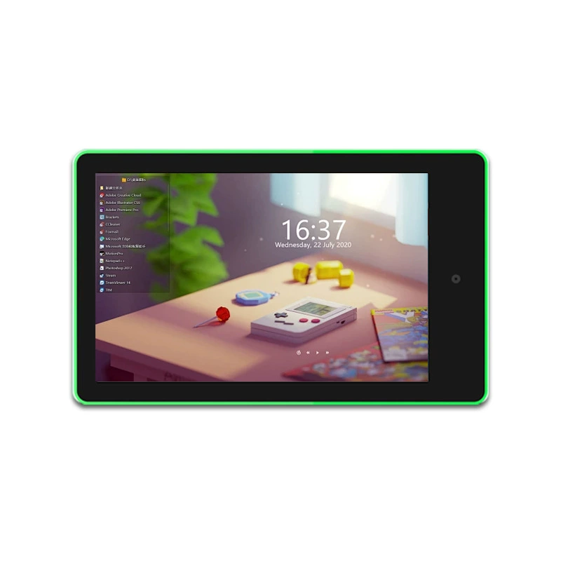 Новый 10.1-дюймовый Android рекламный моноблок с подсветкой по периметру, POE, емкостный сенсор, NFC, настенный планшет
