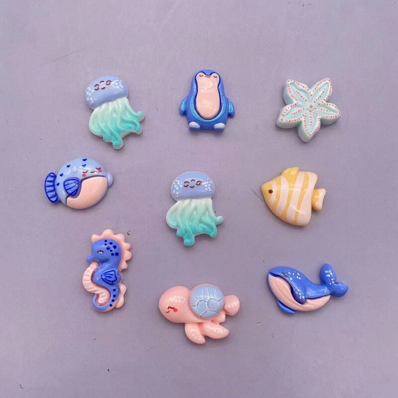 Creative Marine Animal Penguin Pufferfish Resin Small Accessories DIY Cream Glue Hairpin Mobile Phone Case Electric Vehicle Sticker Creative Marine Animal Penguin Pufferfish Resin Small Accessories DIY Cream Glue Hairpin Mobile Phone Case Electric Vehicle Sticker