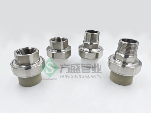 Stainless steel union PPR20 four points 25 six points 32 one inch inner wire outer wire hot melt union water pipe accessories