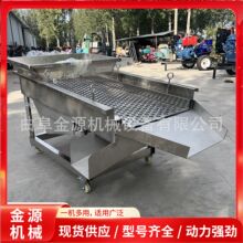 工业型多层颗粒粉末直线振动筛 多功能食品塑料冶金不锈钢振动筛