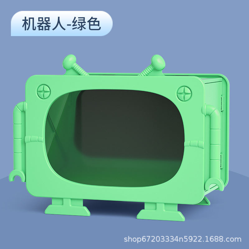 로봇 프로젝션 박스-녹색