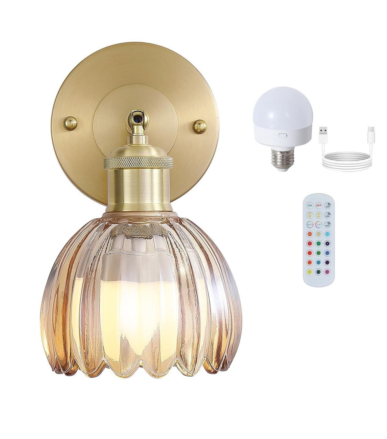 A형 호박색 단일 RGB 충전 모델