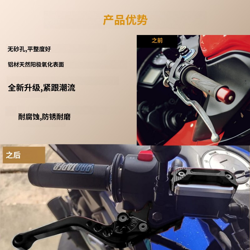 Motorcycle Modification Accessories Cnc Golden Prince Brake Pump 22mm Hydraulic Brake Pump Assembly Modified Left and Right Double Pumps