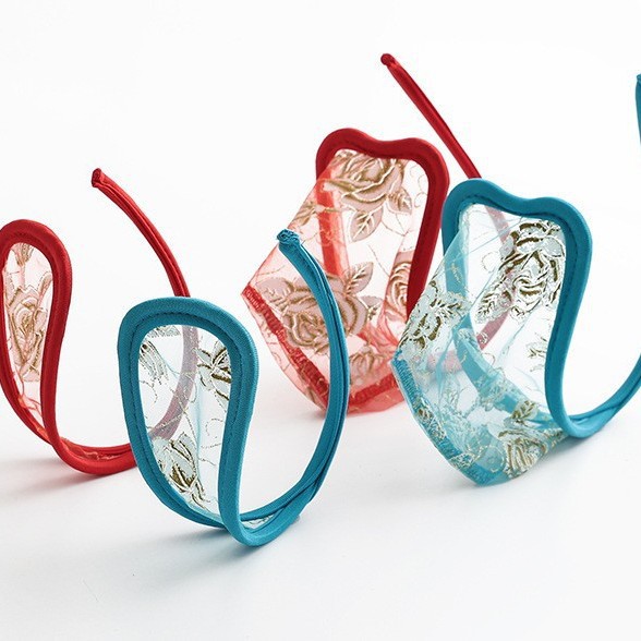 Men and Women Can Use Invisible C-Shaped Panties, Sexy Panties, Transparent Lace Couple Panties Set, Butt-Revealing Thong