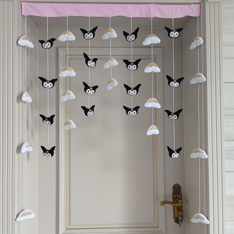Rainbow Duoduo Kulomi Meng Pet Home Bedroom Door Curtain Partition Curtain Living Room Door Decoration Accessories Hanging Curtain Rainbow Duoduo Kulomi Meng Pet Home Bedroom Door Curtain Partition Curtain Living Room Door Decoration Accessories Hanging Curtain