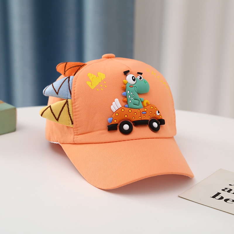 140g Weight Cotton Blend, Polyester Fabric Type Baseball Cap Hats Type 1 Piece Quantity Outdoor, Daily Occasion Dinosaur Pattern Summer, Spring Season Children Unisex Gender Cartoon Style Style Children Unisex Cartoon Style Dinosaur Baseball Cap 8