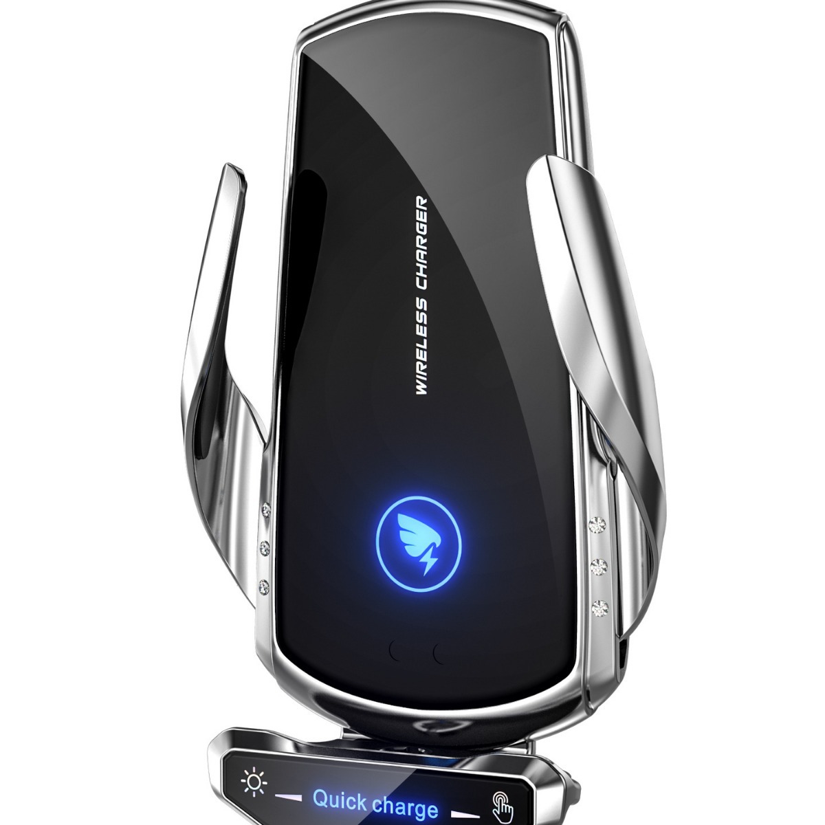 Magia clip A18 coche inteligente carga inalámbrica soporte de teléfono móvil 15W salida de aire gancho clip de navegación transfronteriza productos de coche al por mayor