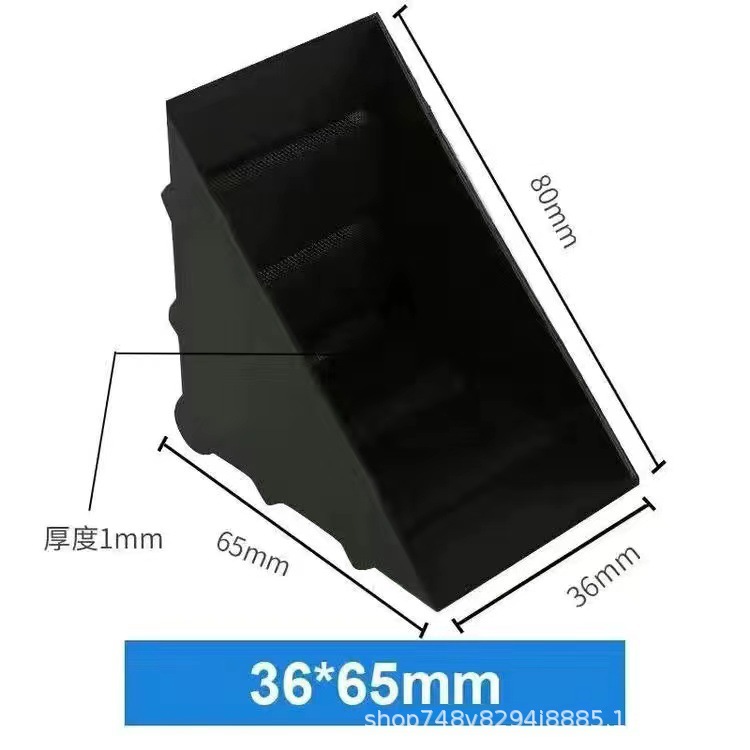 Embalaje de muebles triángulo anticolisión protección de esquina de plástico vidrio mármol protección de esquina de plástico fabricante