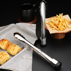 304 stainless steel food tongs, food tongs, barbecue tongs, meat tongs, stainless steel thick bread tongs, kitchen home use