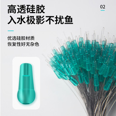 Shihe 300-Piece Unloading Force Anti-Tangle Beans, Transparent 8-Shaped Ring & Space Beads—Bulk Anti-Tangle Silicone in Loose Packaging for Wholesale