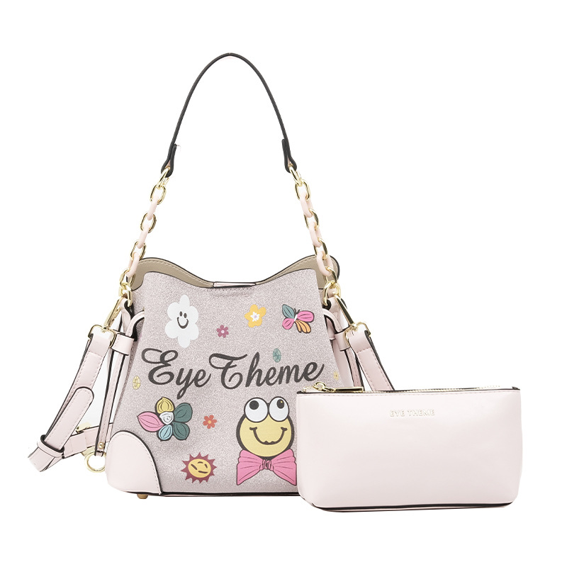 Mujeres impresión de moda bolsas de graffiti bolsas de mano PU bolsas clásicas 2741 #