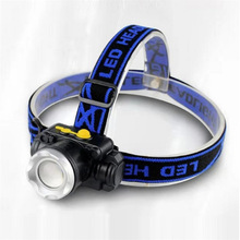 批发强光变焦头灯led户外夜钓灯旷工远射头灯钓鱼头戴式电筒批发