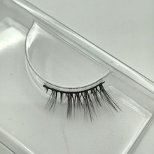 半眼085欧美中东跨境款半截半眼猫眼假睫毛眼尾拉长款半眼自然浓