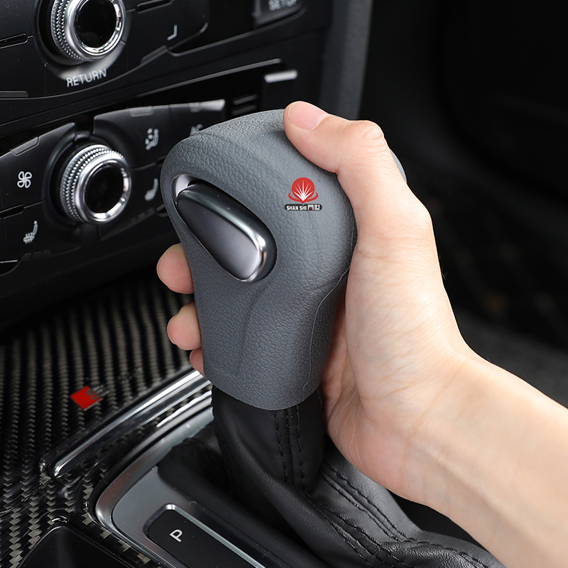 Suitable for Audi A4L A5 Q5 A6L Q7 from 2005-2016 Silicone Shift Lever Cover Car Gear Shift Boot Automatic Gear Shift Cover