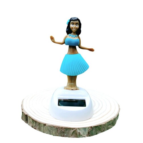 Cross-border hot-selling little beauty solar ornaments car supplies specially designed for hula girls decoration gifts Hawaii