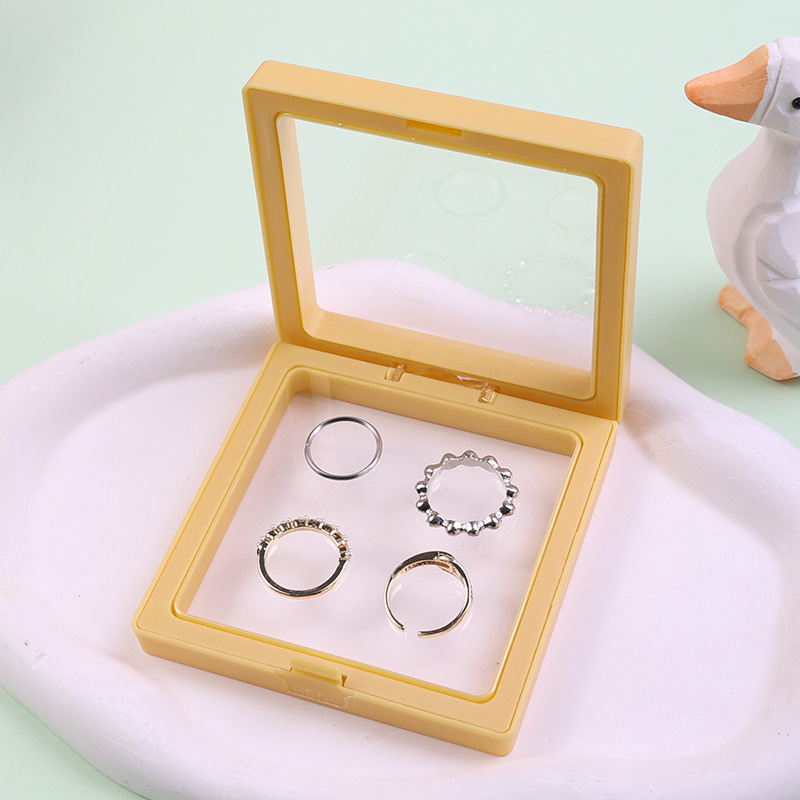 Nueva caja de almacenamiento de uñas desgaste tablero de exhibición de uñas caja de almacenamiento de organización de joyas pieza de uñas caja de almacenamiento a prueba de polvo