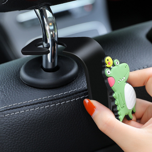 Yiju Car Seat Hook Wholesale Car Rear Seat Back Cartoon Hook Little Dinosaur Car Hook Manufacturer