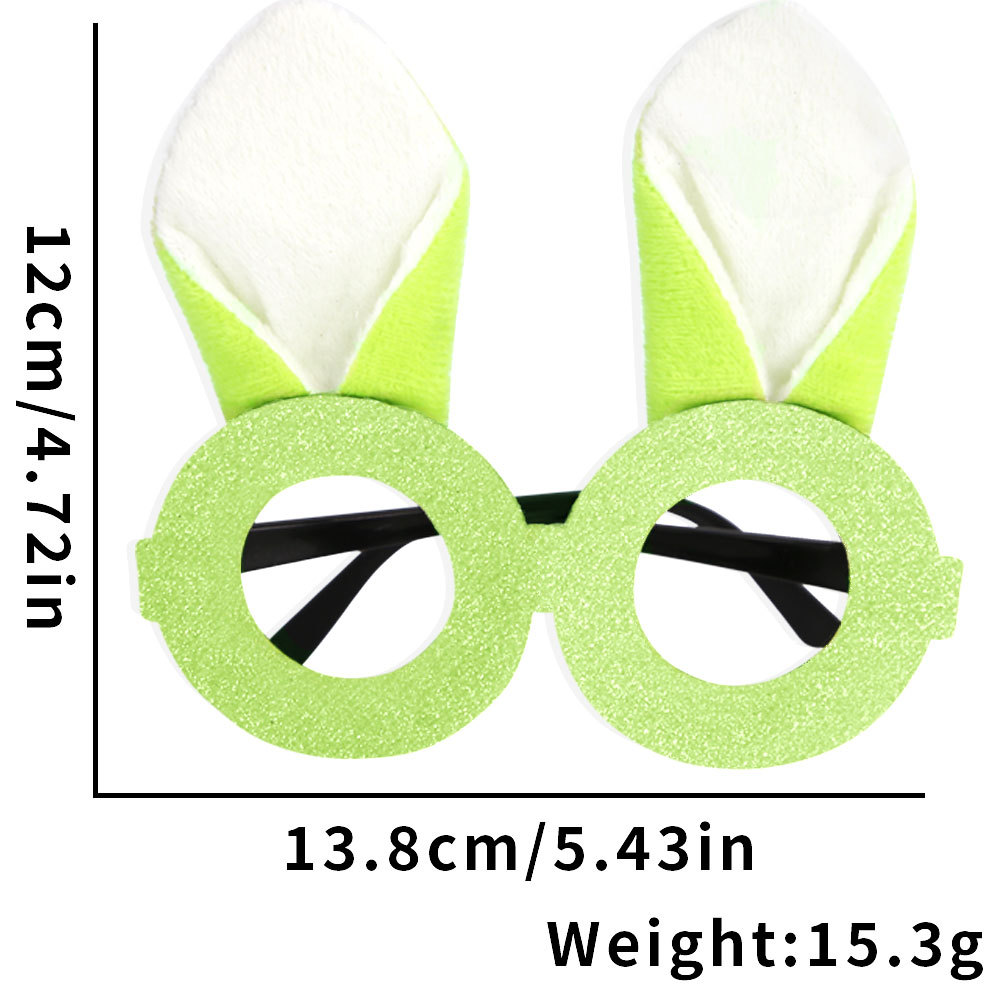 Nuevas gafas de conejo jardín de infantes accesorios de decoración espectáculo infantil festivo creativo orejas de conejo marco de gafas