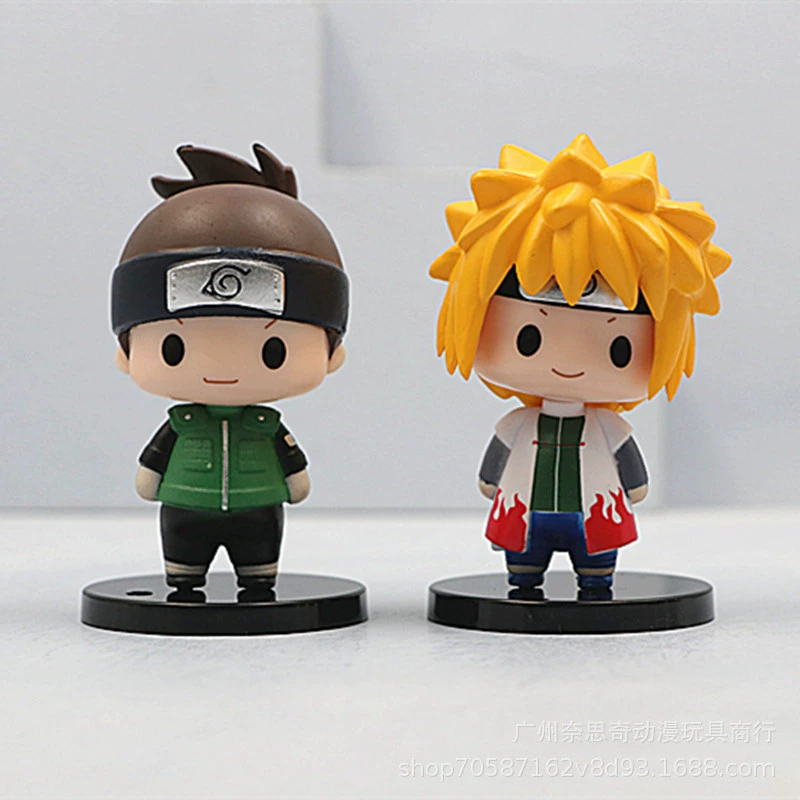 6 типов 2 поколений Doudou Eye Eye Ninja Ninja Kakashi Naruto игрушка модели дв valent кукла качели