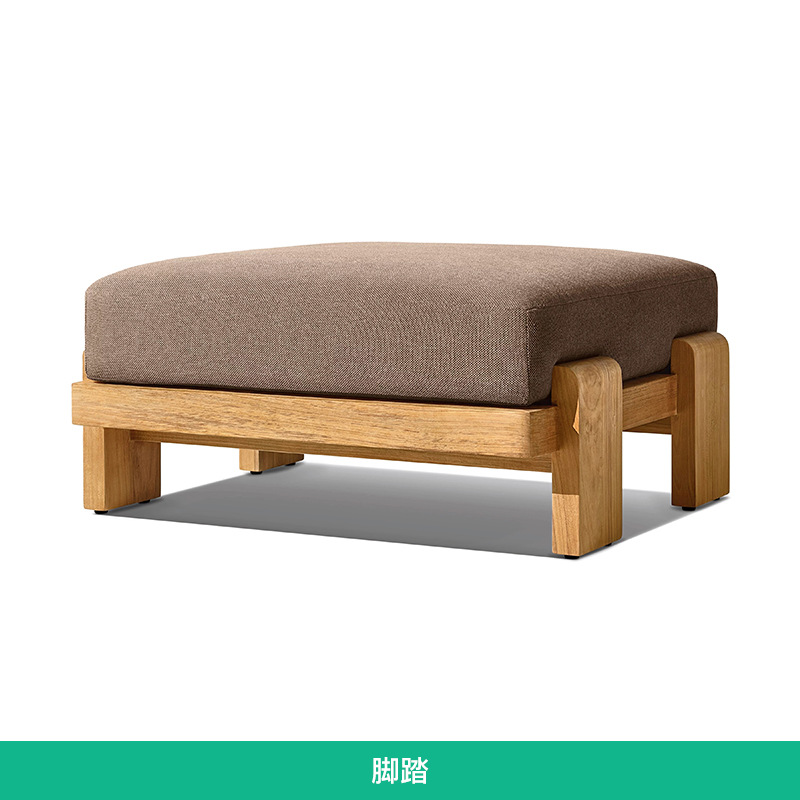 Sofá al aire libre mesa y silla combinación mesa de centro mesa y silla patio villa hotel restaurante jardín impermeable protección solar ocio nórdico