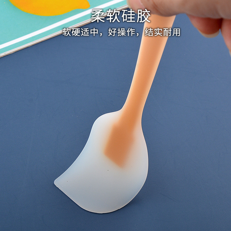 ケーキの雑巾工半透明耐高温シリカゲルシャベルクリームスクレーパーのシンプルな焙煎ツール|undefined