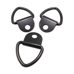 Trailer off-road vehicle trunk multifunctional hook V-shaped metal fixing ring D-shaped binding ring cargo tie anchor