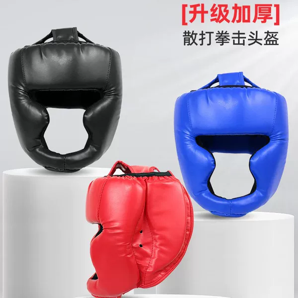 Sand Boxing Helmet Protective Gear Adult Taekwondo Head Protection Helmet Boys and Kidsren Head Thickeneded Training Protective Headgear