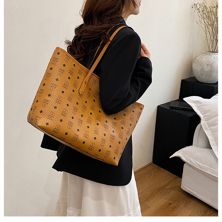 Borsa a secchiello donna stile retro grande capacità_voghion.com