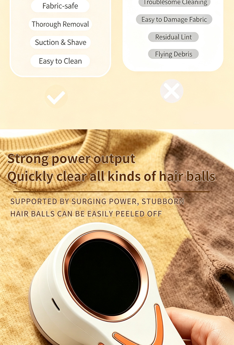 Changke Fabric Shaver Lint Remover Clothing Pilling Removal Tool Shaver Comb Home Use Fuzz Ball Sweater Defuzzer